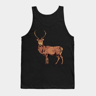 Drawing of a deer Tank Top